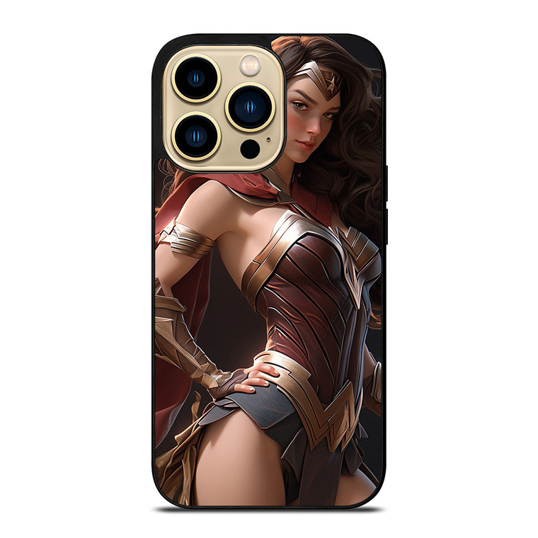 BEAUTIFUL WONDER WOMAN DC COMIC SUPERHERO iPhone 14 Pro Max Case Cover