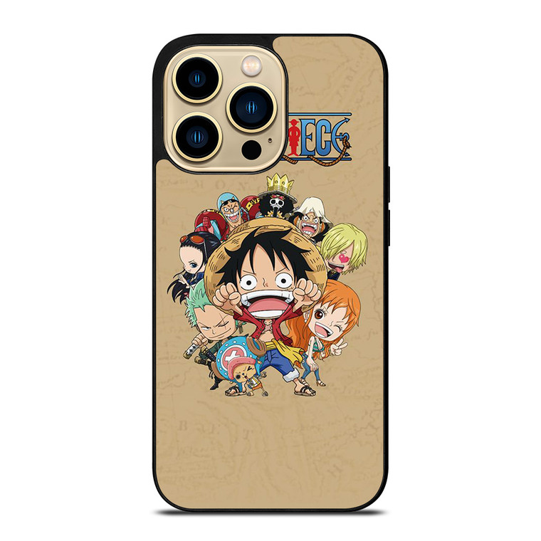 ONE PIECE CUTE MINI CHARACTER ANIME MANGE iPhone 14 Pro Max Case Cover