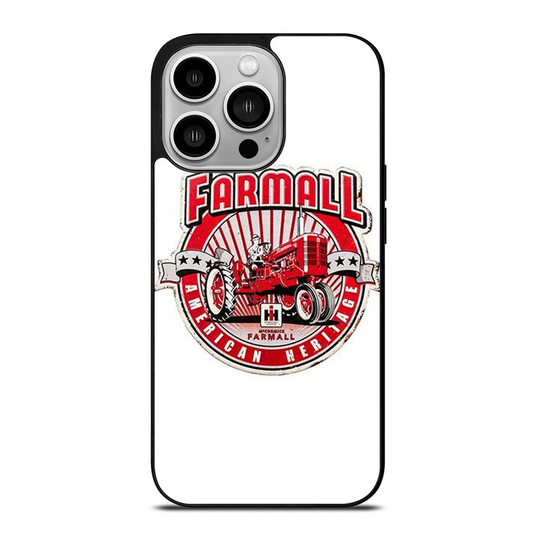 IH INTERNATIONAL HARVESTER FARMALL TRACTOR LOGO AMREICAN HERITAGE iPhone 14 Pro Case Cover