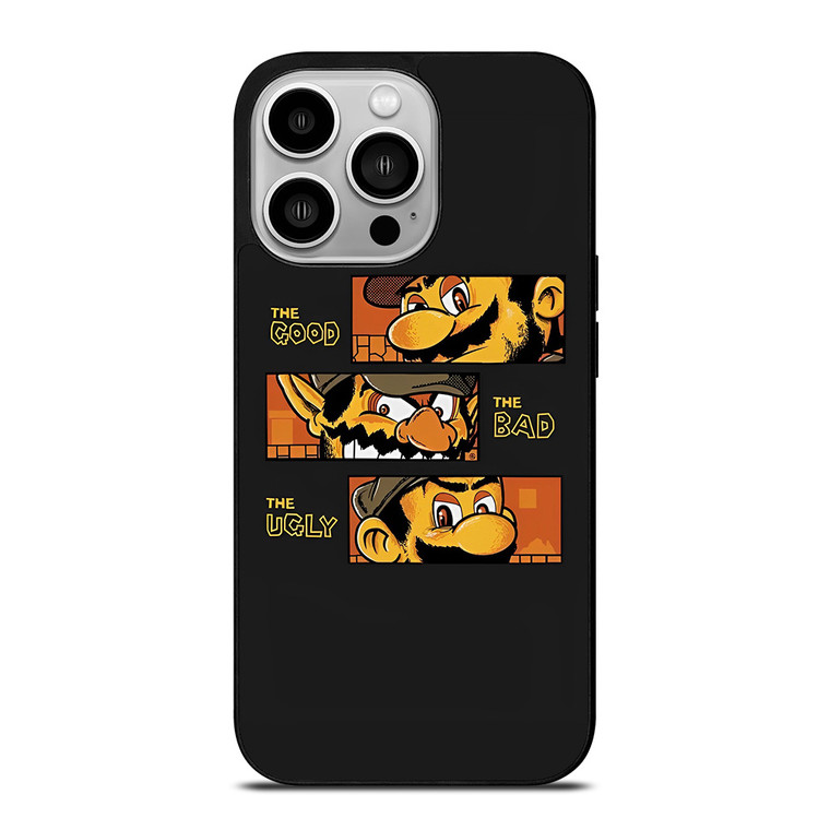 MARIO BROSS THE GOOD BAD UGLY iPhone 14 Pro Case Cover