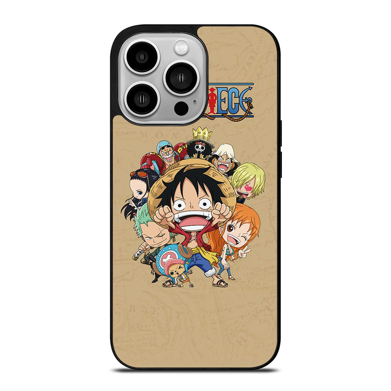 ONE PIECE CUTE MINI CHARACTER ANIME MANGE iPhone 14 Pro Case Cover