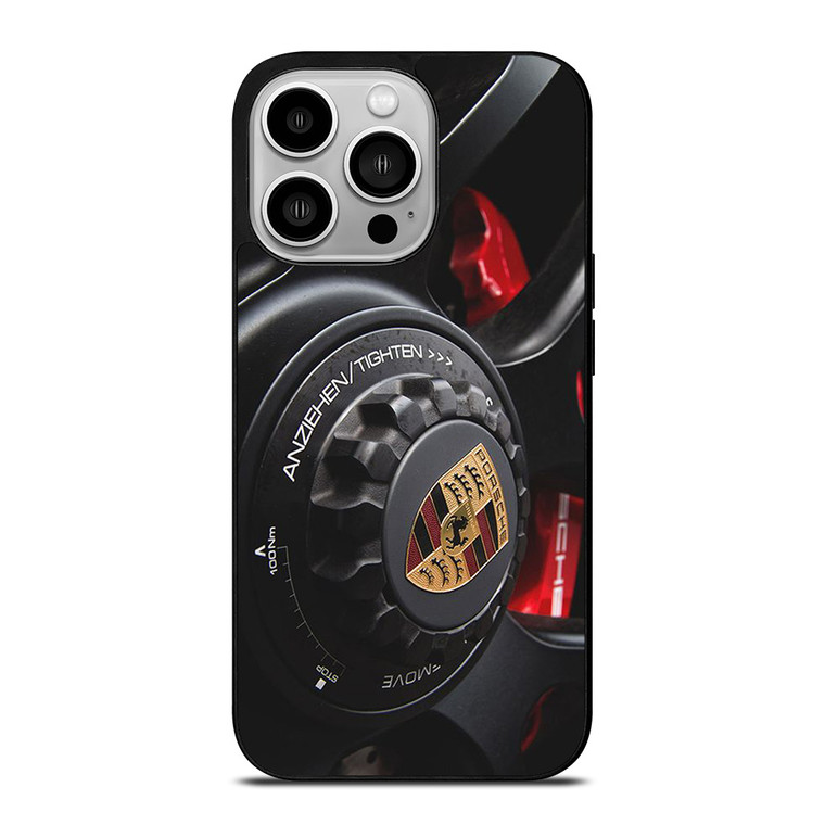 PORSCHE WHEEL LOGO ICON iPhone 14 Pro Case Cover