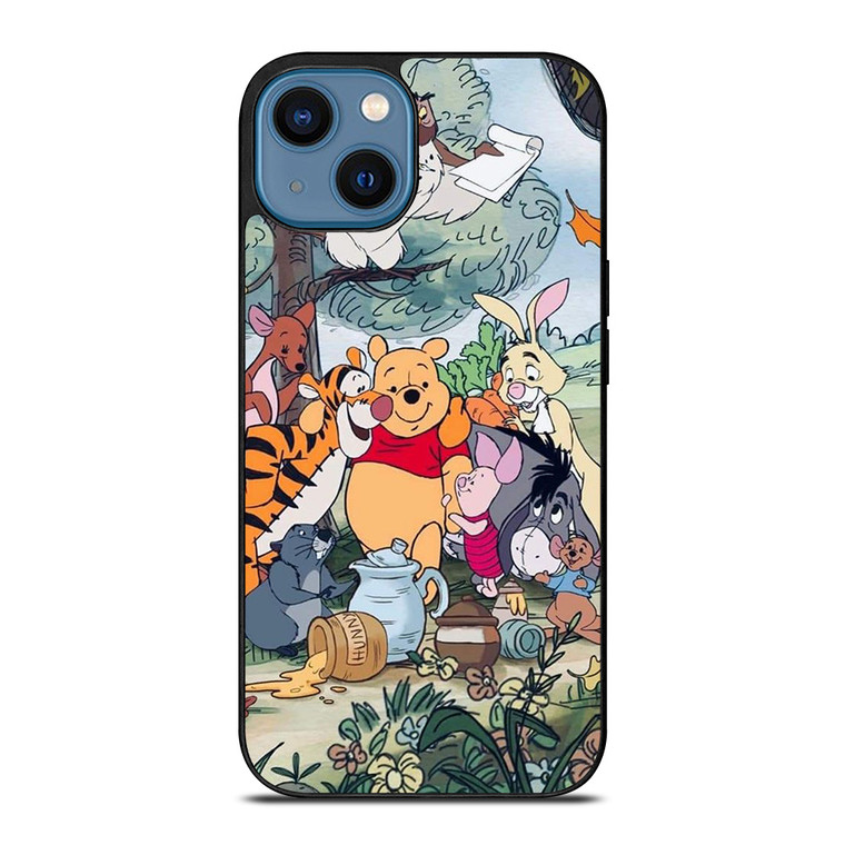 CARTOON WINNIE THE POOH AND FRIENDS DISNEY iPhone 14 Case Cover