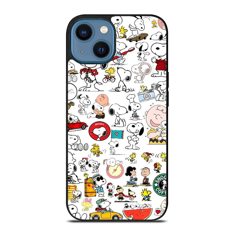 SNOOPY COFFEE THE PEANUTS iPhone 14 Case Cover