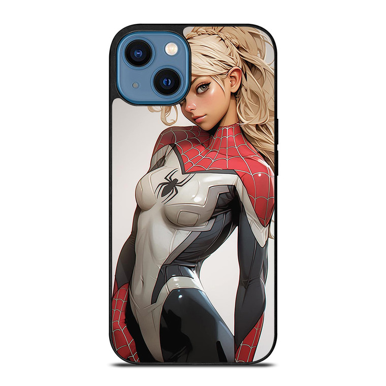 SPIDER GIRL SEXY MARVEL COMICS CARTOON iPhone 14 Case Cover