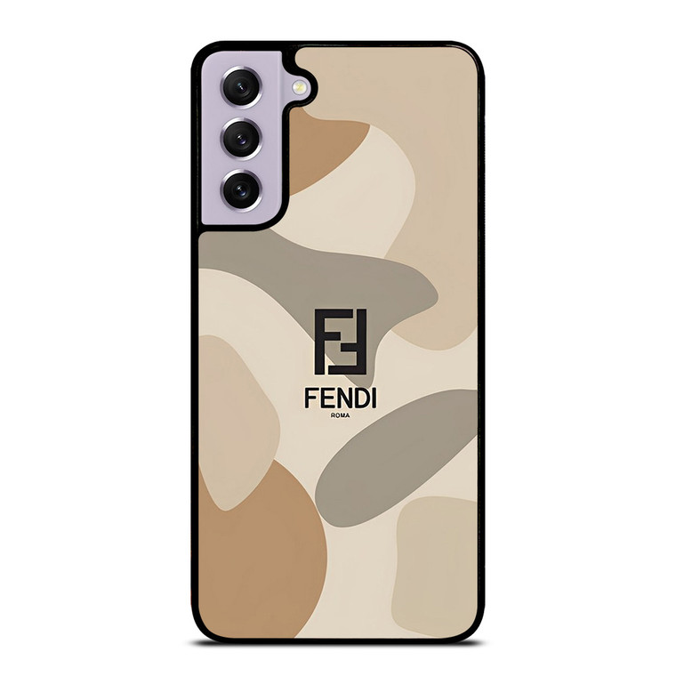 FENDI ROMA LOGO CAMO Samsung Galaxy S21 FE Case Cover