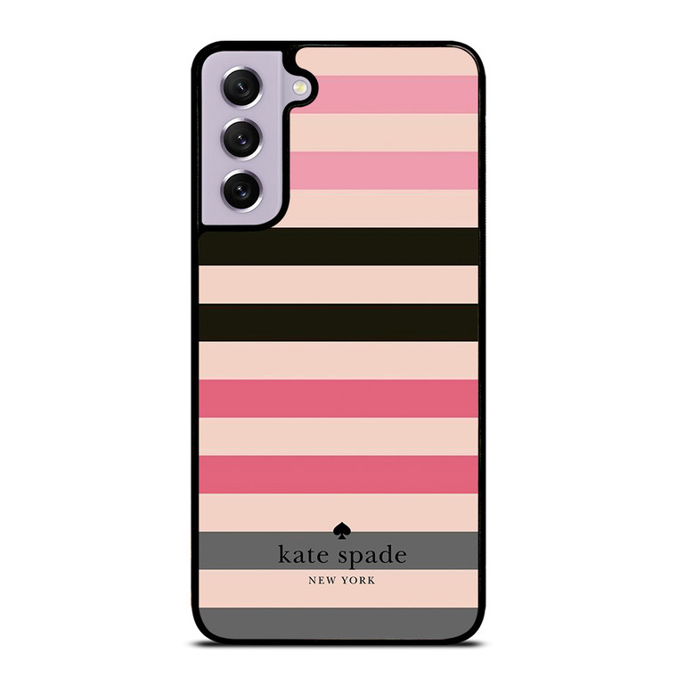 KATE SPADE NEW YORK LOGO STRIPES PATTERN Samsung Galaxy S21 FE Case Cover
