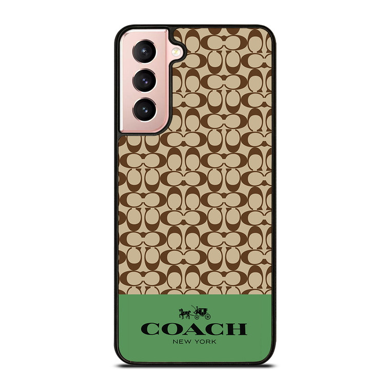 COACH NEW YORK LOGO EMBLEM Samsung Galaxy S21 Case Cover