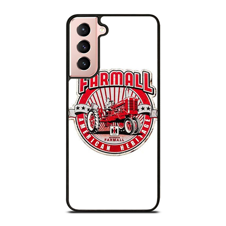 IH INTERNATIONAL HARVESTER FARMALL TRACTOR LOGO AMREICAN HERITAGE Samsung Galaxy S21 Case Cover