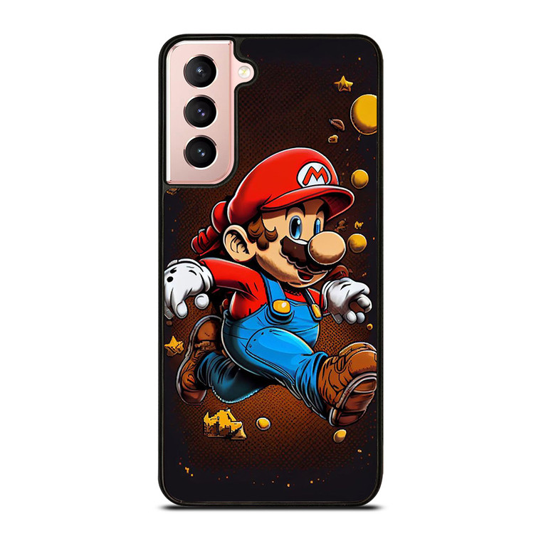 MARIO BROSS GAME CARTOON Samsung Galaxy S21 Case Cover