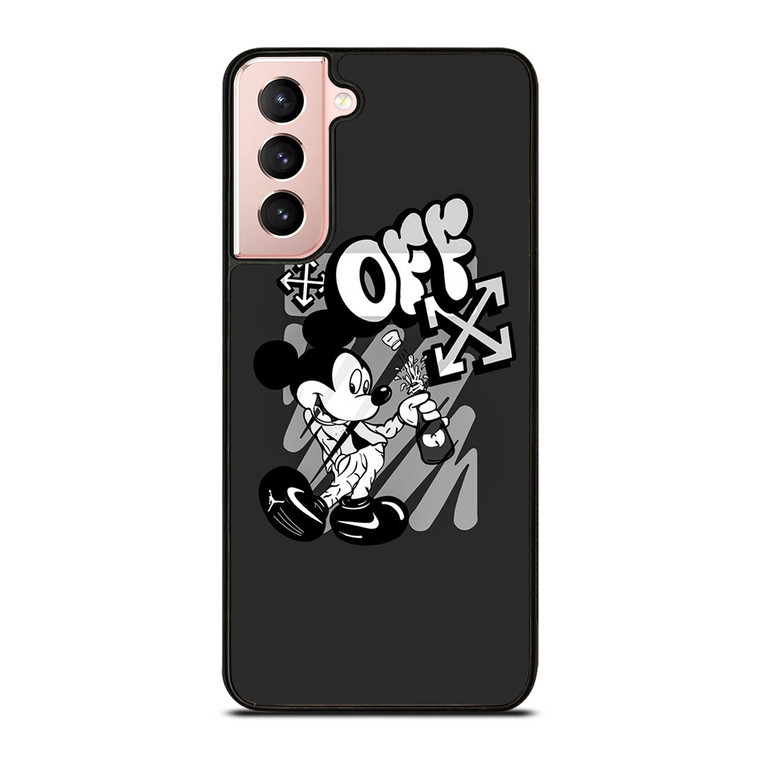 MICKEY MOUSE OFF WHITE LOGO Samsung Galaxy S21 Case Cover