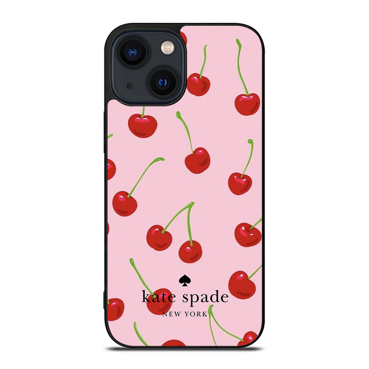 KATE SPADE NEW YORK LOGO CHERRY ICON iPhone 14 Plus Case Cover