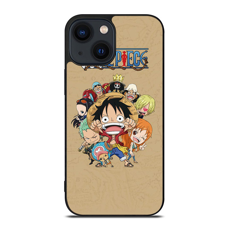 ONE PIECE CUTE MINI CHARACTER ANIME MANGE iPhone 14 Plus Case Cover