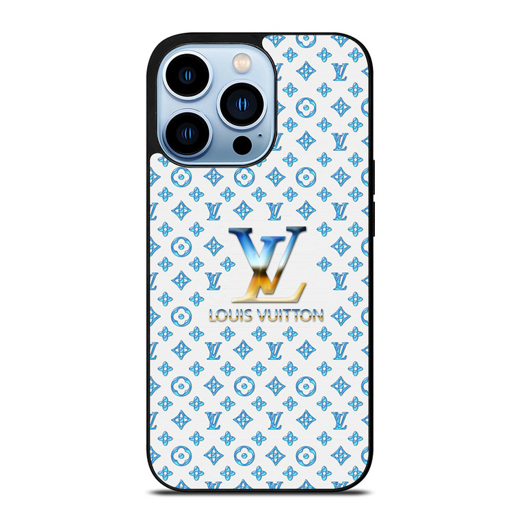 LOUIS VUITTON LV BLUE PATERN ICON LOGO iPhone 13 Pro Max Case Cover
