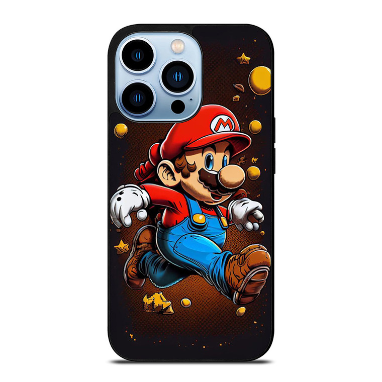 MARIO BROSS GAME CARTOON iPhone 13 Pro Max Case Cover