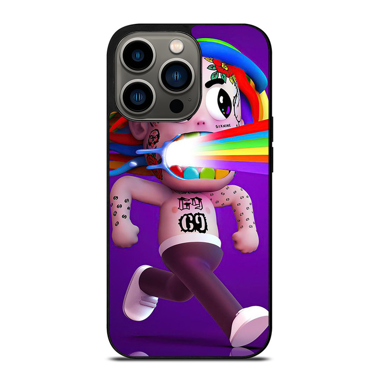 6IX9INE 69 RAPPER CARTOON iPhone 13 Pro Case Cover