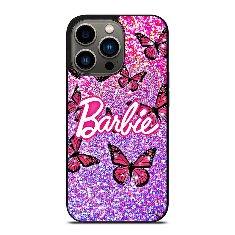 BARBIE BUTTERFLY LOGO ICON PINK iPhone 13 Pro Case Cover
