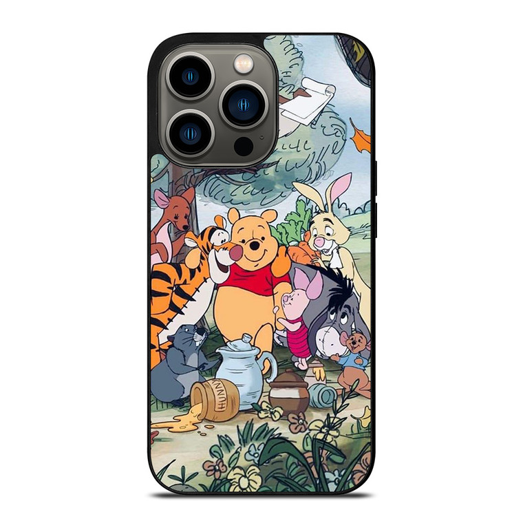CARTOON WINNIE THE POOH AND FRIENDS DISNEY iPhone 13 Pro Case Cover