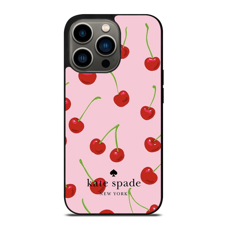 KATE SPADE NEW YORK LOGO CHERRY ICON iPhone 13 Pro Case Cover
