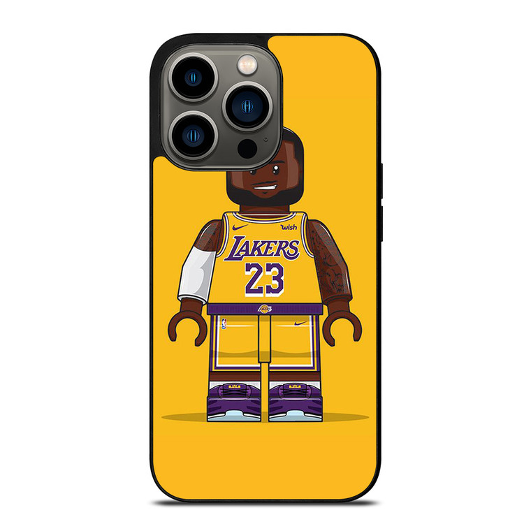 LEBRON JAMES LA LAKERS NBA LEGO BASKETBALL iPhone 13 Pro Case Cover