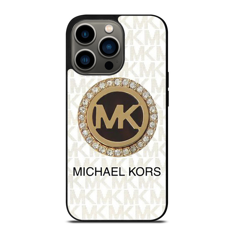 MICHAEL KORS MK LOGO DIAMOND iPhone 13 Pro Case Cover