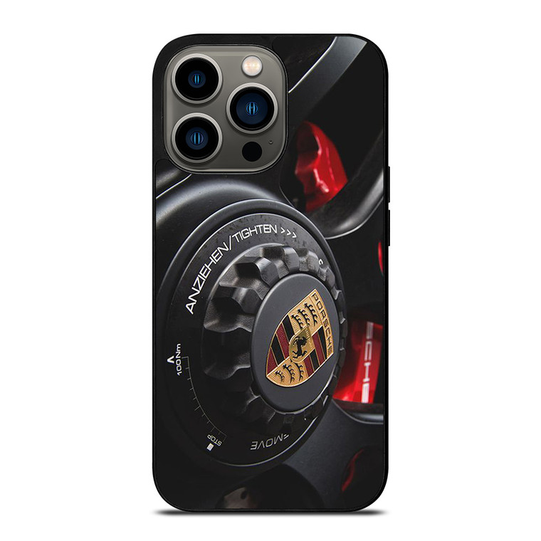 PORSCHE WHEEL LOGO ICON iPhone 13 Pro Case Cover