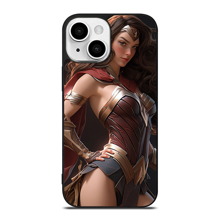 BEAUTIFUL WONDER WOMAN DC COMIC SUPERHERO iPhone 13 Mini Case Cover