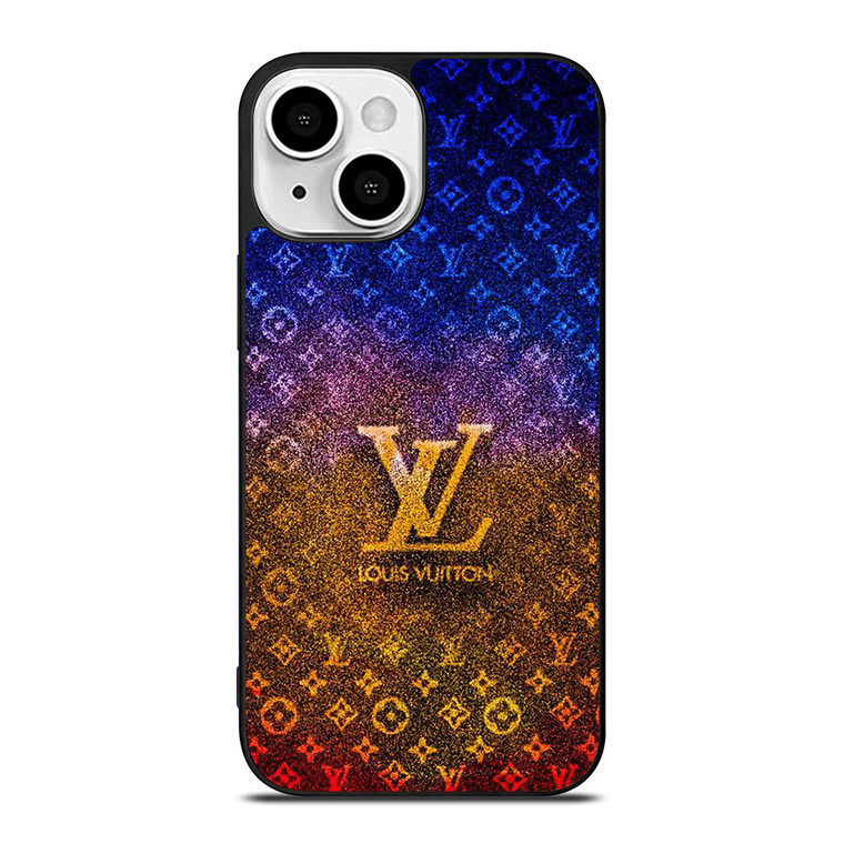 LOUIS VUITTON LV LOGO SPARKLE ICON PATTERN iPhone 13 Mini Case Cover