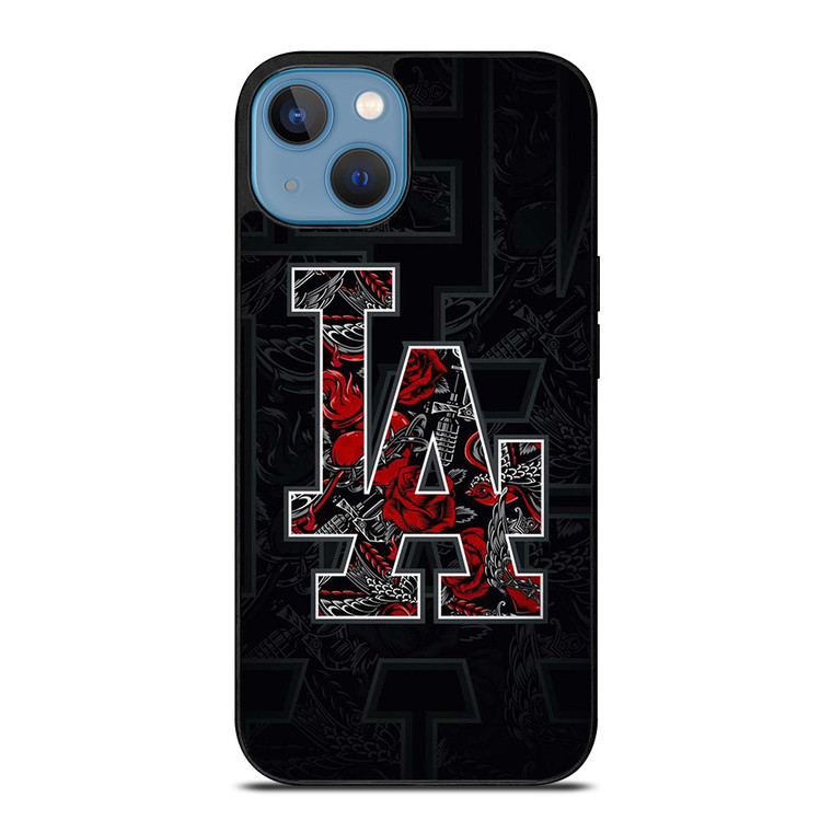 LA LOS ANGELES LAKERS NBA TATTOO LOGO iPhone 13 Case Cover