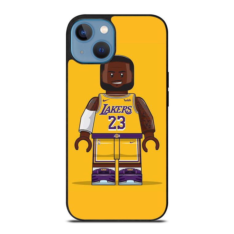 LEBRON JAMES LA LAKERS NBA LEGO BASKETBALL iPhone 13 Case Cover