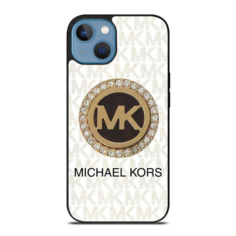 MICHAEL KORS MK LOGO DIAMOND iPhone 13 Case Cover