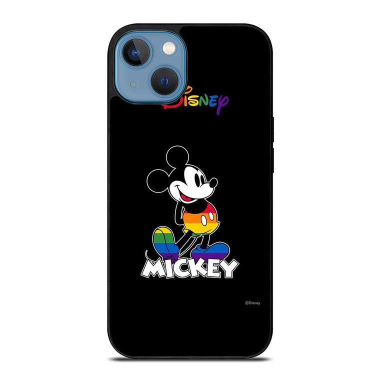 MICKEY MOUSE CARTOON BLACK DISNEY iPhone 13 Case Cover