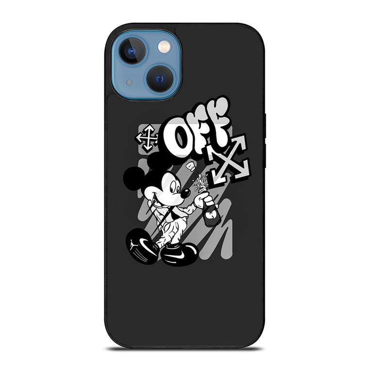 MICKEY MOUSE OFF WHITE LOGO iPhone 13 Case Cover