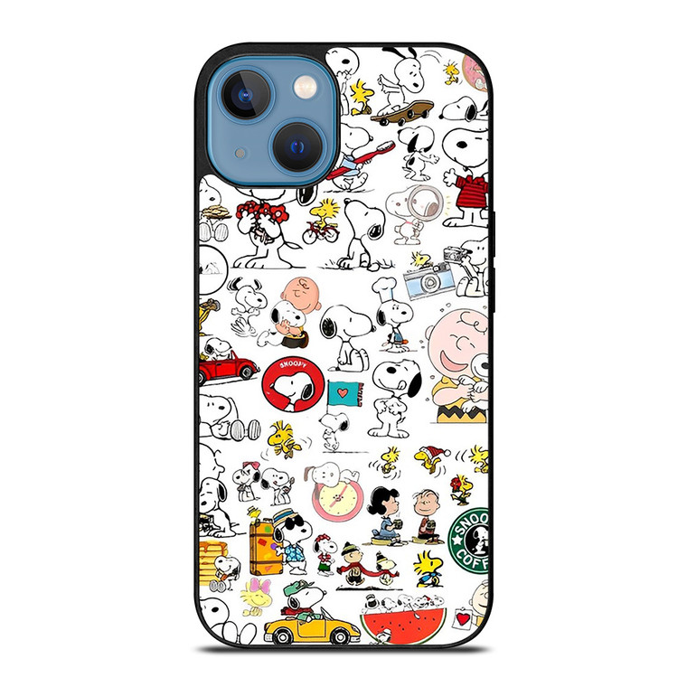 SNOOPY COFFEE THE PEANUTS iPhone 13 Case Cover