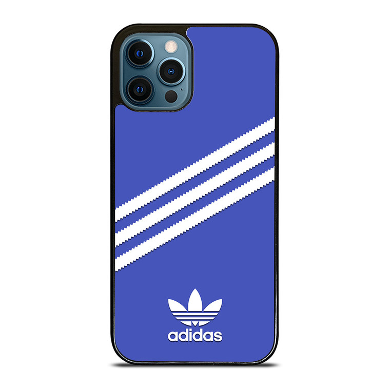 ADIDAS ORIGINALS STRIPES ROYAL BLUE iPhone 12 Pro Max Case Cover