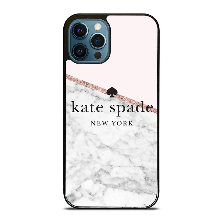 KATE SPADE NEW YORK LOGO MARBLE ICON iPhone 12 Pro Max Case Cover