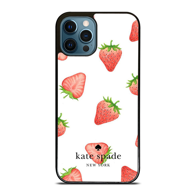 KATE SPADE NEW YORK LOGO STRAWBERRY ICON iPhone 12 Pro Max Case Cover