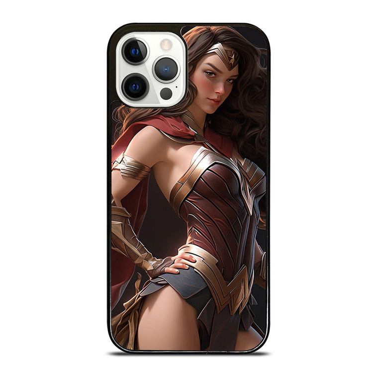 BEAUTIFUL WONDER WOMAN DC COMIC SUPERHERO iPhone 12 Pro Case Cover