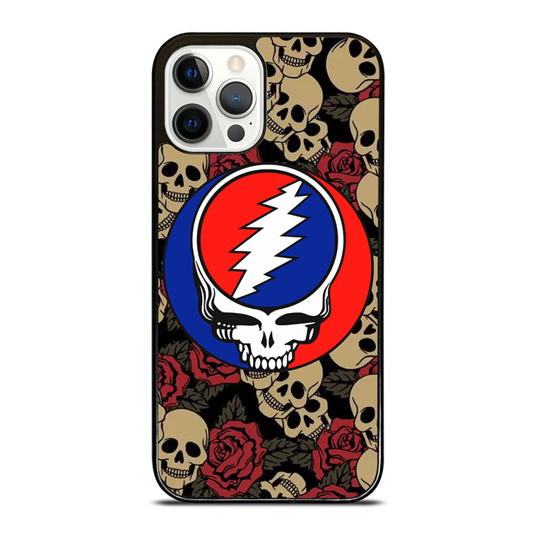 GREATEFUL DEAD BAND ICON SKULL AND ROSE iPhone 12 Pro Case Cover