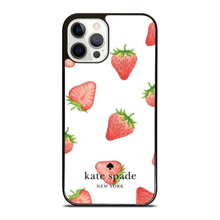 KATE SPADE NEW YORK LOGO STRAWBERRY ICON iPhone 12 Pro Case Cover