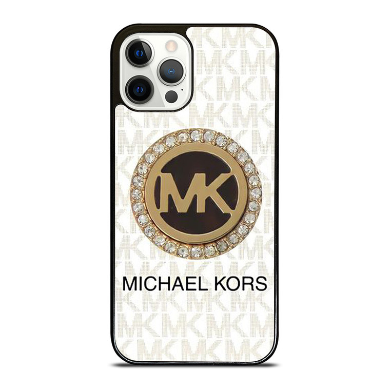 MICHAEL KORS MK LOGO DIAMOND iPhone 12 Pro Case Cover