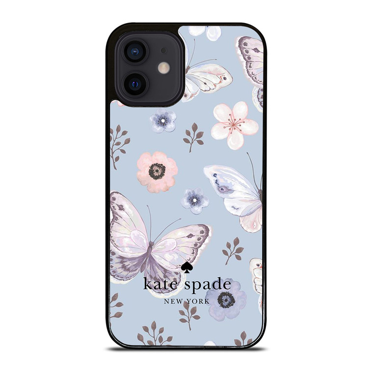 KATE SPADE NEW YORK LOGO BUTTERFLY PATTERN iPhone 12 Mini Case Cover