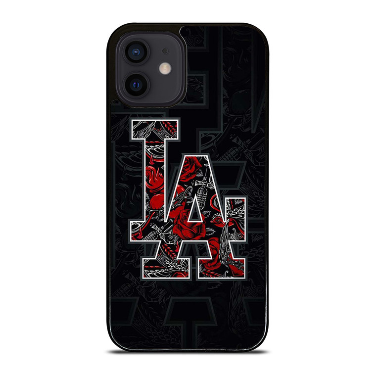LA LOS ANGELES LAKERS NBA TATTOO LOGO iPhone 12 Mini Case Cover