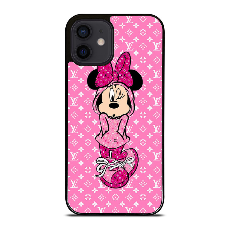 LOUIS VUITTON LV LOGO PINK MINNIE MOUSE iPhone 12 Mini Case Cover