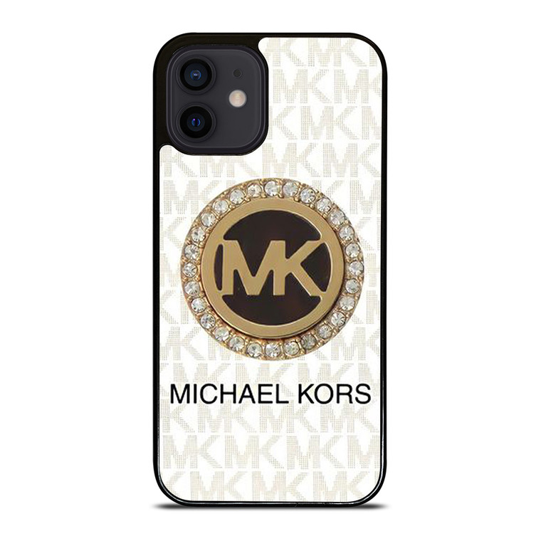 MICHAEL KORS MK LOGO DIAMOND iPhone 12 Mini Case Cover