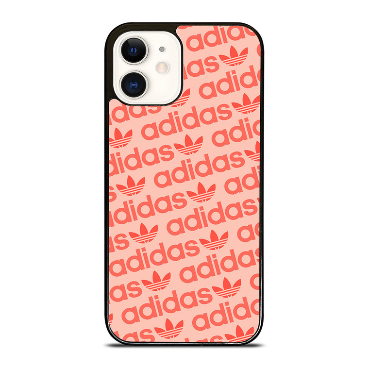 ADIDAS PINK PATTERN iPhone 12 Case Cover