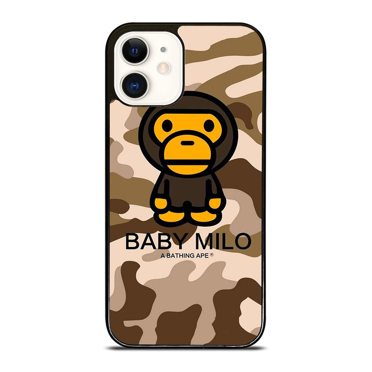 BABY MILO BATHING APE CAMO iPhone 12 Case Cover