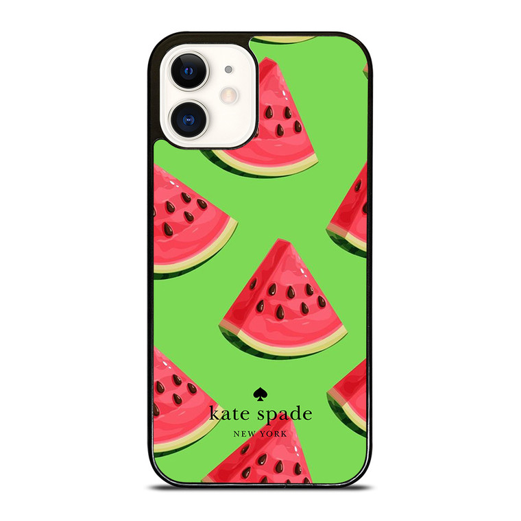 KATE SPADE NEW YORK FASHION LOGO WATER MELON ICON iPhone 12 Case Cover
