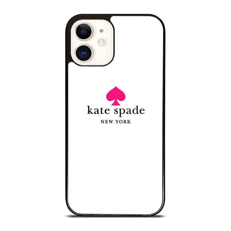 KATE SPADE NEW YORK LOGO PINK ICON iPhone 12 Case Cover