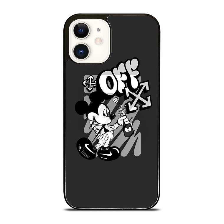 MICKEY MOUSE OFF WHITE LOGO iPhone 12 Case Cover